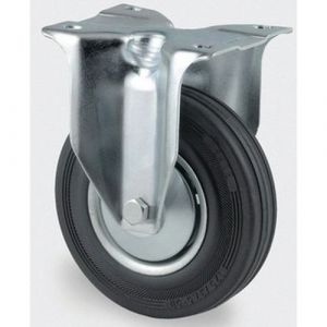 Roulette Acier Fixe Diamètre Roue 125 Mm