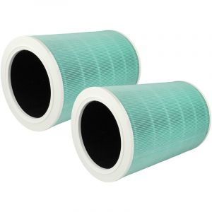 Vhbw 2x Filtre &agrave; air compatible avec Xiaomi Mi Air Purifier Pro purificateur - multicouches hepa (hepa) + charbon actif