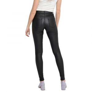 Image de Only Onlroyal Hw SK Rock Coated PIM Noos Jeans, Black, 26W / 30L Femme