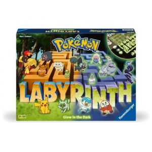 Ravensburger Jeu de société – Labyrinthe Pokémon phosphorescent – Jeu de Plateau - Jeu de réflexion - Enfant et Famille – 2 à 4 Joueurs dès 7 Ans – Mixte – 22705 (Multilingue – Français Inclus)