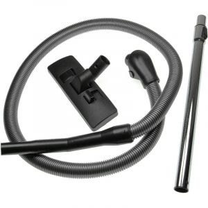 Vhbw Set d'accessoires 3 pcs. compatible avec Miele Turboteam, Turbostar 3000, White Pearl aspirateur - buse de sol, tuyau t&eacute;l&eacute;scopique, tube