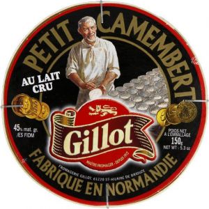 Gillot Petit camembert au lait cru - La pi&egrave;ce de 150g