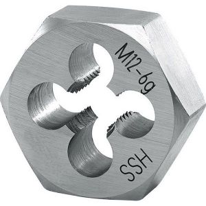 Forum Filière 6 pans, filetage métrique, Filetage : M10, Pas 1,50 mm, Cote s/plats x hauteur 27 x 11 mm