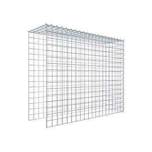 Gabion sur toile type 4 100 cm x 80 cm x 30 cm (L x H x P), maille 5 cm x 5 cm, spirale