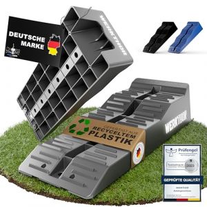 WERKTHOR Rampes de levage camping-car (Gris) - Lot de 2 pièces - Charge max 5 tonnes