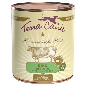 Terra Canis 12x800g dinde, brocoli, poire, pommes de terre - Nourriture pour chien