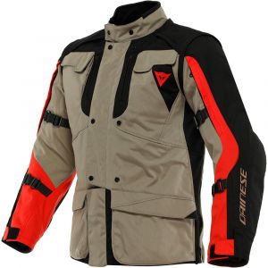 Dainese Veste Alligator Tex 50 Walnut / Black / Lava Red