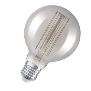 Image de Osram Vintage 1906 LED E27 Globe Filament Smokey 125mm 11W 500lm - 818 Extra Warm White | Dimmable