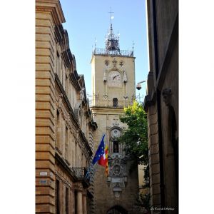 Ceanothe Toile 45X65 Tour De L'Horloge Aix