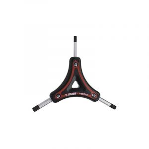 Unior Clé hexagonale 3 voies Noir/rouge 4/5/6 mm