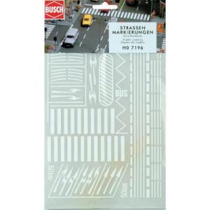 Busch 7196 - Set marquage de chaussées - Echelle HO