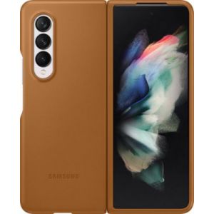 Samsung Coque Fold 3 Cuir marron clair