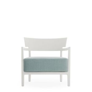 Kartell Fauteuil d?ext&eacute;rieur Cara Mat - blanc/vert