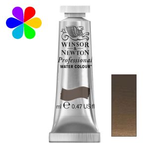 Image de Winsor & Newton Aquarelle Extra-Fine PWC - tube 14ml - Sépia