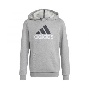 Adidas Sweat à capuche Junior Garçon performance en coton mélangé avec manches longues gris