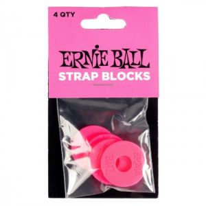 Ernie Ball STRAP BLOCKS 4 PIECES ROSE