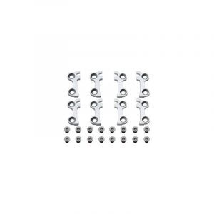 HT Components Kit de conversion BMX T1 X2 SX argent