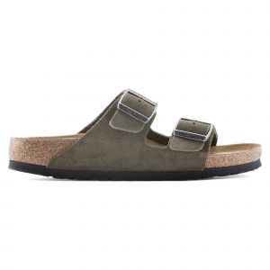Birkenstock Mules plates Arizona cuir su&egrave;de