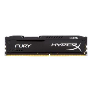 Image de Kingston HX426C15FB/4 - Barrette mémoire HyperX Fury Noir 4 Go DDR4 2666 MHz CL15