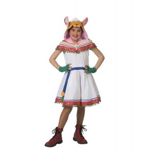 Déguisement péruvienne enfant Couleur Blanc Taille 6 8 ans (116 cm)