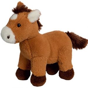 Mbw - Peluche poney - 60683 marron