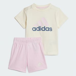 Adidas Ensemble T-shirt/Short Badge of Sport Bébé - White, White - Taille 0-3M