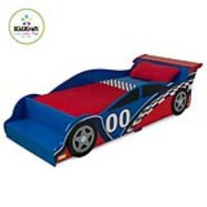 Image de KidKraft 76038 - Lit voiture de course pour touts-petits