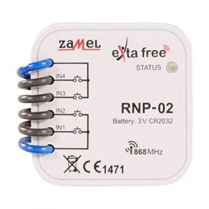 Zamel EXTA FREE RNP-02 &Eacute;metteur Radio 4 canaux