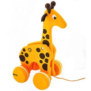 Image de Brio Jouet à tirer: Girafe