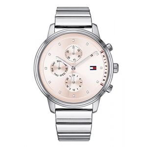 Tommy Hilfiger Montre 1781904 multifonction en acier Argent