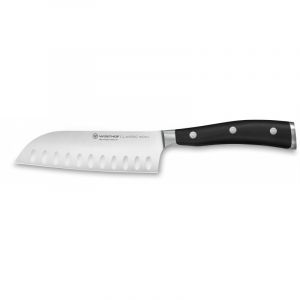 Wüsthof Couteau Santoku lame alvéolée Classic Ikon 14 cm