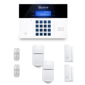 Tike Securité Alarme maison sans fil DNBi20 Compatible Box internet et GSM