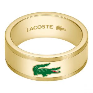 Lacoste Bague homme Arthor - 2040496 Acier Doré