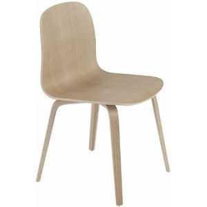 Muuto Chaise en chêne naturel Visu