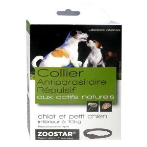 Zoostar Agit sur les tiques, les puces, les moustiques et les mouches.