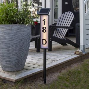 Star Trading - Lampe solaire pour numéro de maison Pathy de
