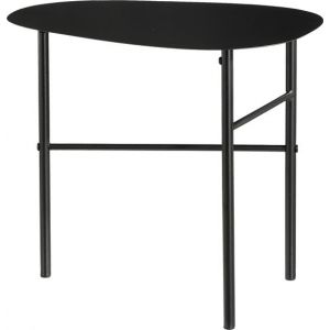 Mica Decorations Table d'appoint Fonda - L44 x L30 x H40 cm - M&eacute;tal - Noir