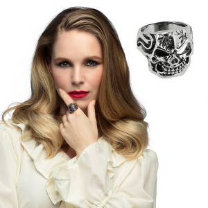 Ruedelafete Bague Skull face