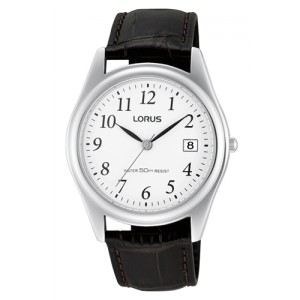 Lorus RS965BX9 - Montre pour homme avec bracelet en cuir