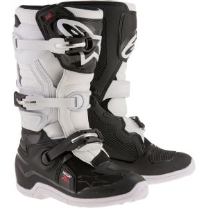 Alpinestars Tech 7 S noir/blanc - Bottes cross