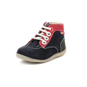 Kickers Bottillons Cuir Bonzip Multicolore - Couleur Multicolore - Taille 20