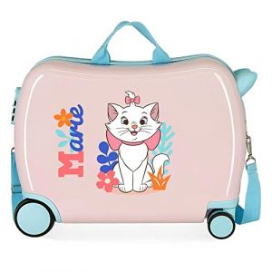 Image de Aristochats Valise pour enfant Rose 50 x 39 x 20 cm rigide ABS Fermeture à combinaison latérale 34 l 1,8 kg 4 roues