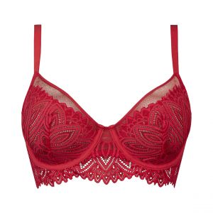 Sans Complexe Soutien Gorge Corbeille Armatures - Rouge Miss