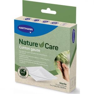Hartmann NATURE&CARE cotton gauze 7.5 x 7.5 cm