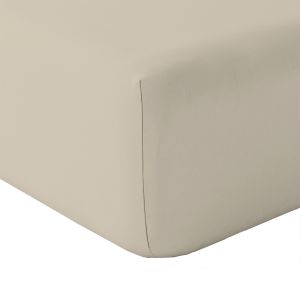 Toison d'or - Drap housse 100% Coton lav&eacute; ficelle