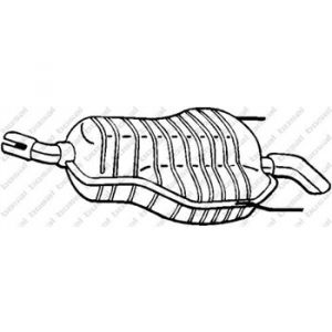 Bosal Silencieux arrière 185-469