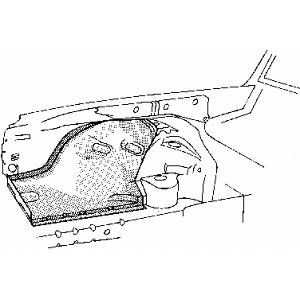 Van Wezel Avant Doublure d'aile avant à droite (Coté passager) MERCEDES-BENZ COUPE (03/1977 - 12/1985)