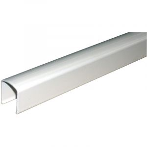 Profil recouvrement ferme-imposte extra-plat Ventus F200 longueur 3050mm finition blanc - FERCO - 9-33444-33-0-7
