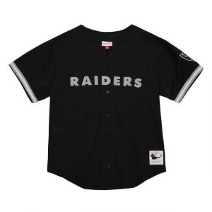 Mitchell & ness Maillot Oakland Raiders NFL On The Clock Button Front