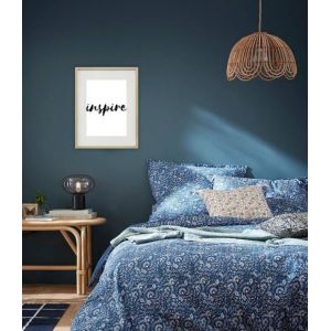 Cadre Photo Inspire 30x40cm avec P e Partout Tableau Bois Verre (C NE CLAIR)